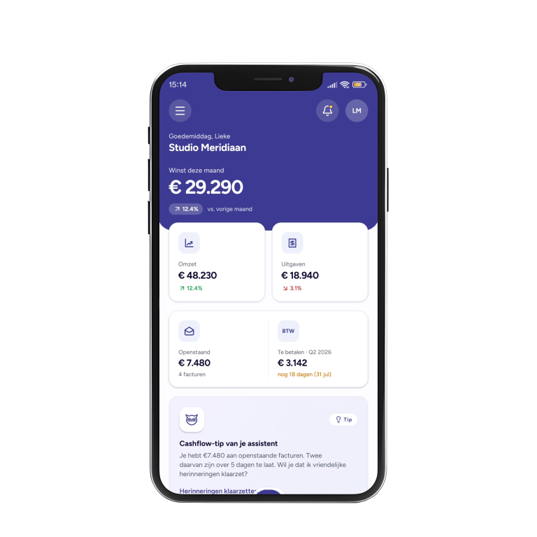 Dashboard in Admillio